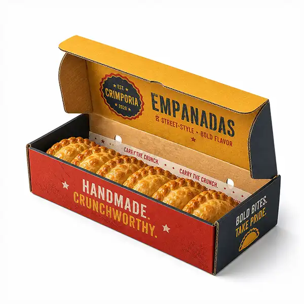 wholesale custom empanada boxes